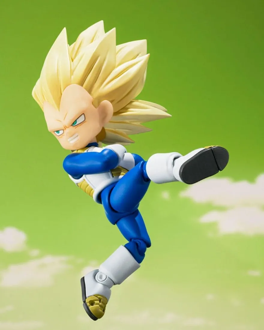 Dragon Ball S.H.Figuarts Actionfigur Super Saiyan Level 3 Vegeta (mini) Daima 8 cm