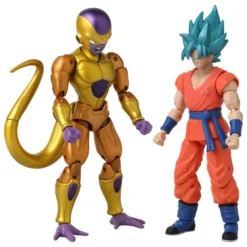 Dragon Ball Super Dragon Stars 2er-Pack Battle Pack: Golden Frieza vs Super Saiyan Blue Goku 17 cm