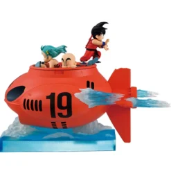 Dragon Ball vs Red Ribbon Army Son Goku, Bulma & Krillin Ichibansho Figur 21 cm