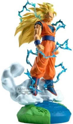 Dragon Ball Z History Box PVC-Figur Super Saiyan 3 Son Goku 18 cm