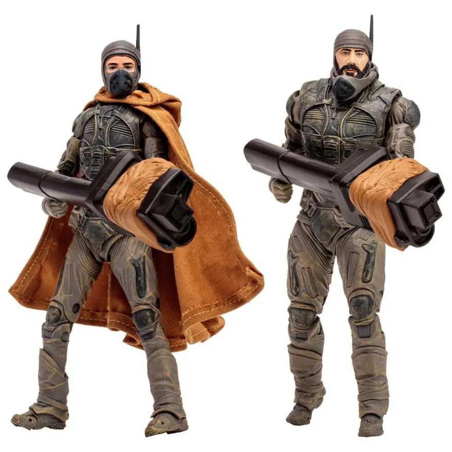 Dune: Teil 2 Actionfiguren 2er-Pack Stilgar & Shishakli (Gold Label) 18 cm