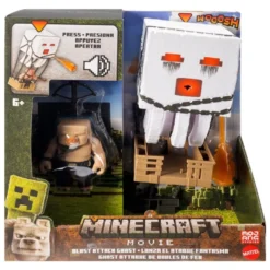 Ein Minecraft Film Actionfigur Blast Attack Ghast 25 cm