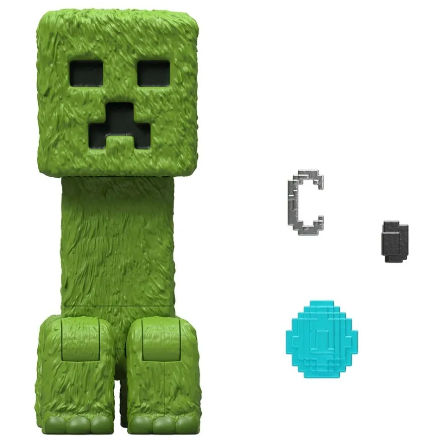 Ein Minecraft Film Actionfigur Creeper 10 cm