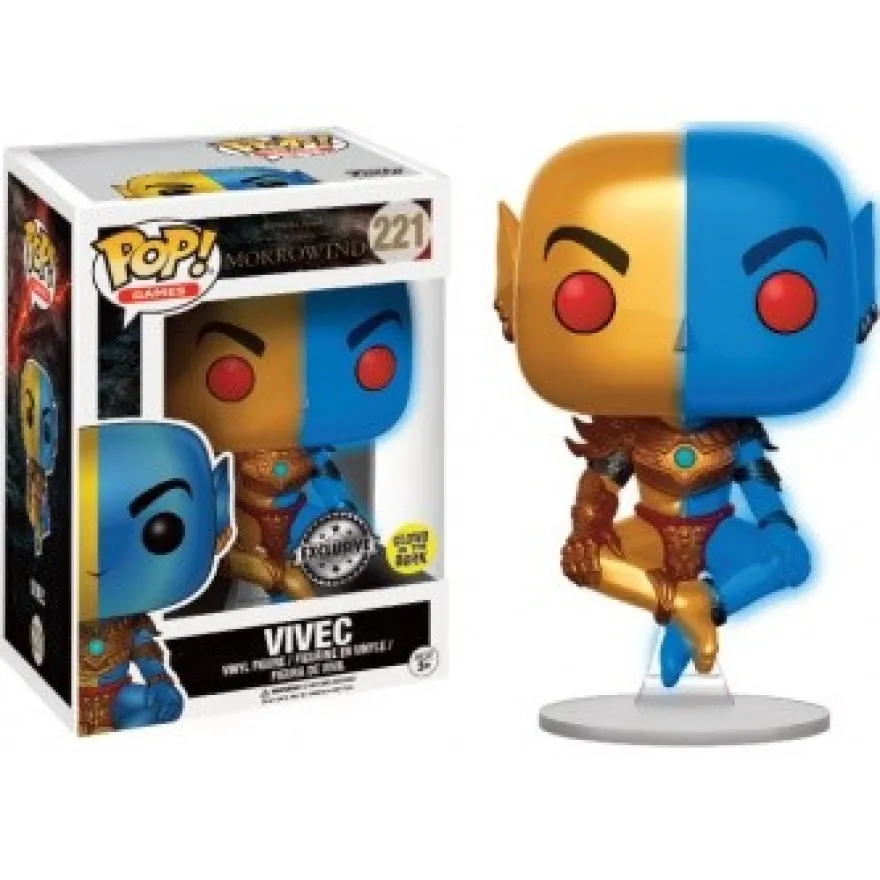 Elder Scrolls III Morrowind Funko Pop! Vinylfigur Vivec Glow-In-The-Dark 221 Exclusive