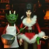 Elvira, Mistress of the Dark Clothed Actionfigur Very Scary Xmas Elvira 20 cm