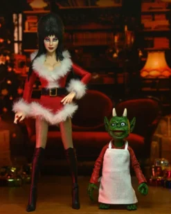 Elvira, Mistress of the Dark Clothed Actionfigur Very Scary Xmas Elvira 20 cm