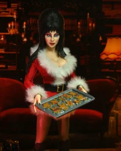 Elvira, Mistress of the Dark Clothed Actionfigur Very Scary Xmas Elvira 20 cm