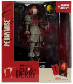 Es Welcome to Derry Movie Maniacs Figur Pennywise (Bloody) 16 cm