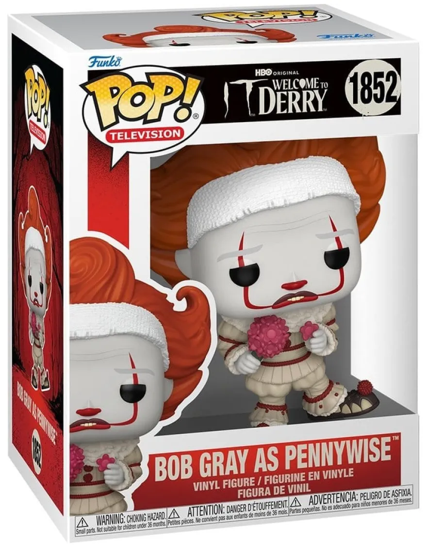 Es: Welcome to Derry POP! Television Vinyl Figur Bob Gray as Pennywise 9 cm