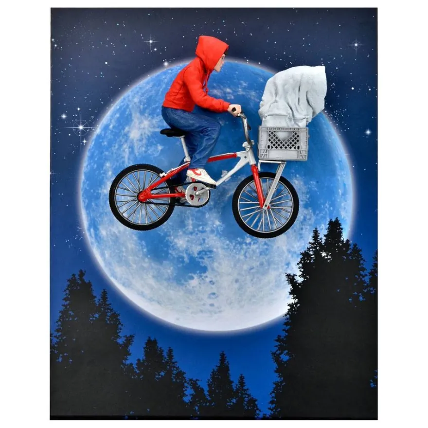 E.T. Der Außerirdische Actionfigur Elliott & E.T. on Bicycle