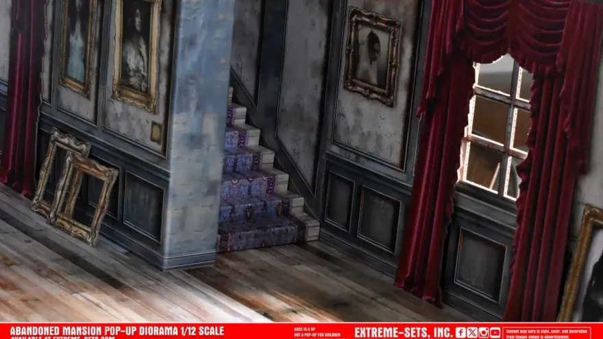 Extreme Sets Abandoned Mansion Pop-Up Diorama 1/12