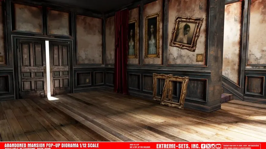 Extreme Sets Abandoned Mansion Pop-Up Diorama 1/12