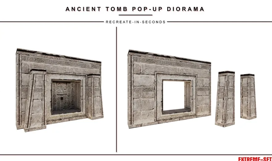 Extreme Sets Ancient Tomb Pop-Up Diorama 1/12