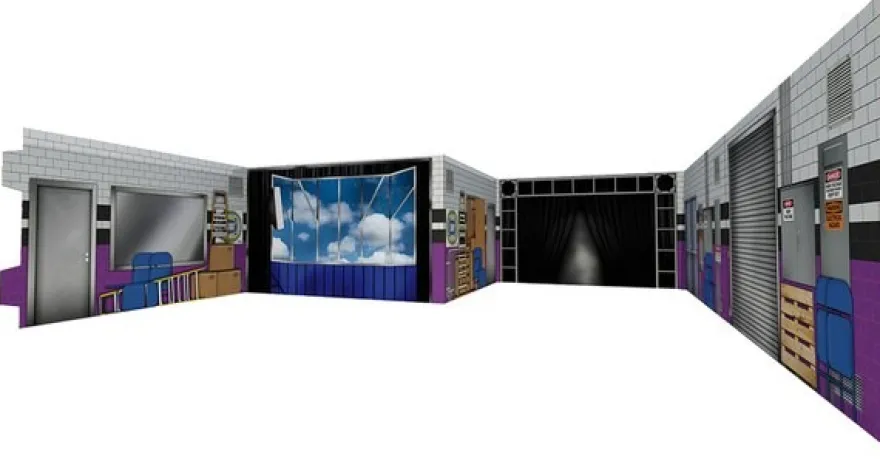 Extreme Sets Backstage Pop-Up Diorama