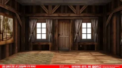 Extreme Sets Log Cabin Pop-Up Diorama 1/12