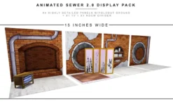 Extreme Sets Pop-Up Diorama Display Pack Animated Sewer 1/12