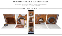 Extreme Sets Pop-Up Diorama Display Pack Animated Sewer 1/12