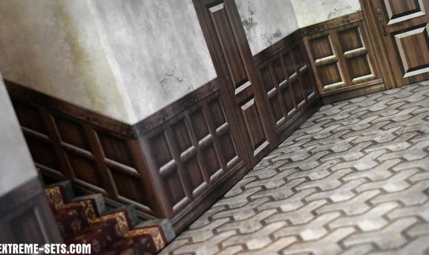 Extreme Sets Pop-Up Diorama Hallway Set 1/18