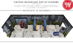 Extreme Sets Pop-Up Diorama Vintage Backstage Set 1/18