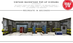 Extreme Sets Pop-Up Diorama Vintage Backstage Set 1/18