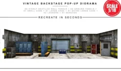 Extreme Sets Pop-Up Diorama Vintage Backstage Set 1/18