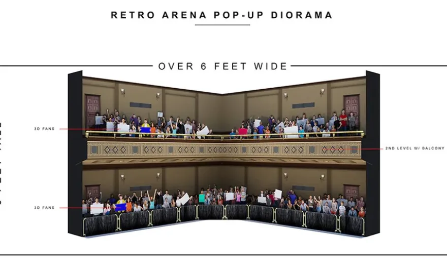 Extreme Sets Retro Arena Pop-Up Diorama 1/12