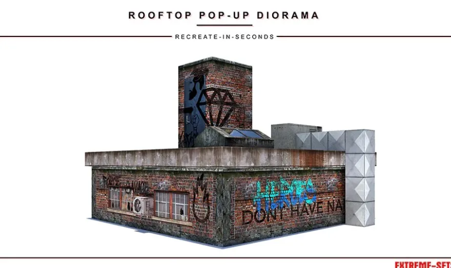 Extreme Sets Rooftop Pop-Up Diorama 1/12