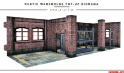Extreme Sets Rustic Warehouse Pop-Up Diorama 1/12