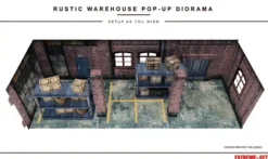 Extreme Sets Rustic Warehouse Pop-Up Diorama 1/12