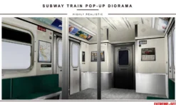Extreme Sets Subway Train Pop-Up Diorama 1/12