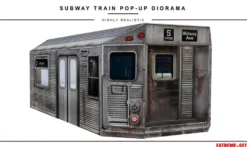 Extreme Sets Subway Train Pop-Up Diorama 1/12