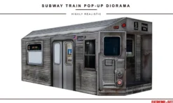 Extreme Sets Subway Train Pop-Up Diorama 1/12