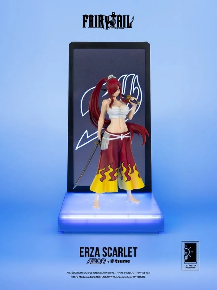 Fairy Tail Neon Figur 1/9 Erza Scarlet 25 cm