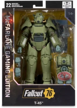 Fallout 76 Gaming Edition Actionfigur T-45 Military Armor (Red Platinum Edition) 20 cm