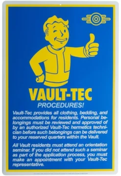 Fallout Me­tall­schild Procedures