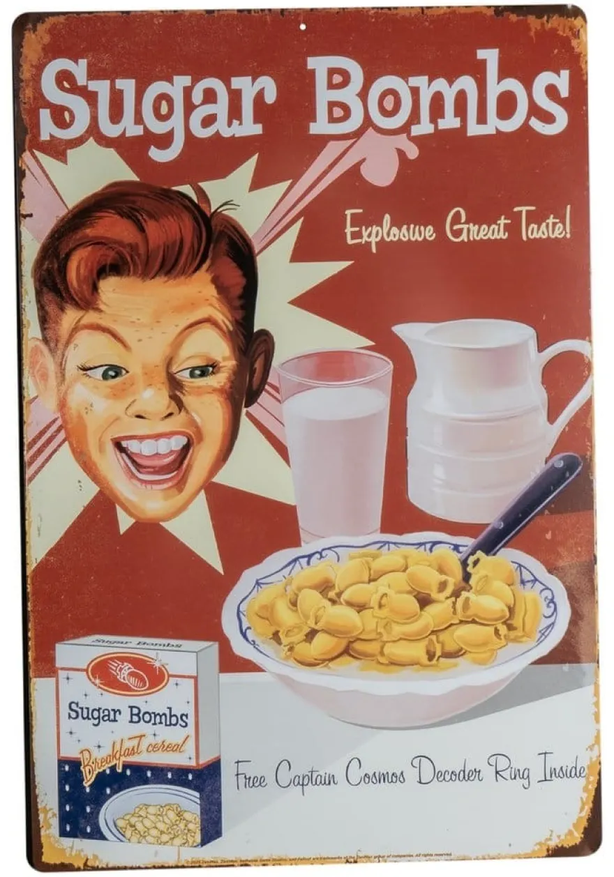 Fallout Metallschild Sugar Bombs