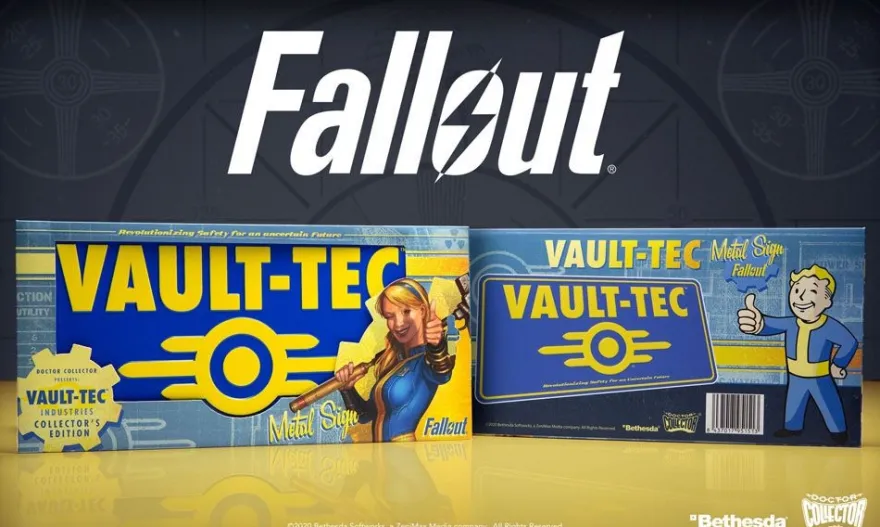 Fallout Metallschild Vault-Tec