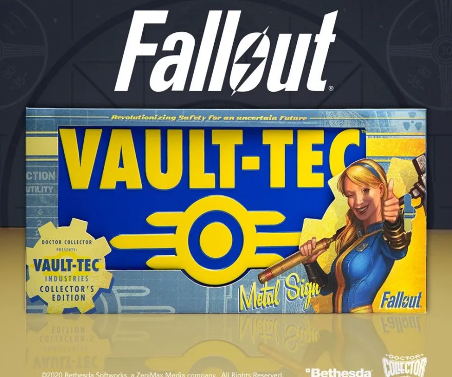 Fallout Metallschild Vault-Tec