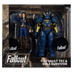 Fallout 4 Statuen 2er-Pack T-60 Vault Tec & Sole Survivor 18 cm