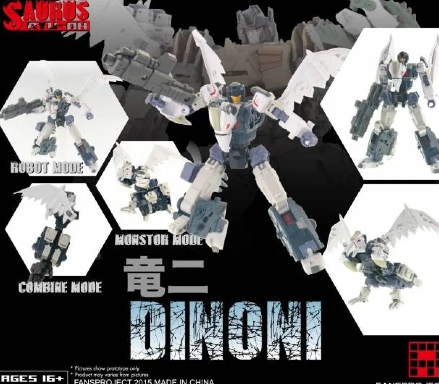 Fansproject Saurus Ryu-Oh Combiner - Dinoni