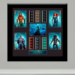 Film Cell Aquaman (Aquaman, Mera, Black Manta, Ocean Master) Montage