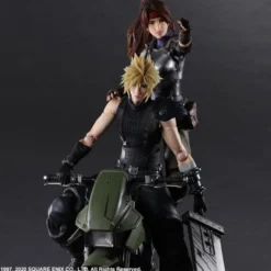 Final Fantasy VII Remake Play Arts Kai Actionfiguren-Set Jessie & Cloud & Motorcycle