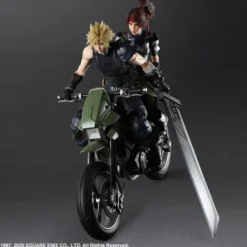Final Fantasy VII Remake Play Arts Kai Actionfiguren-Set Jessie & Cloud & Motorcycle