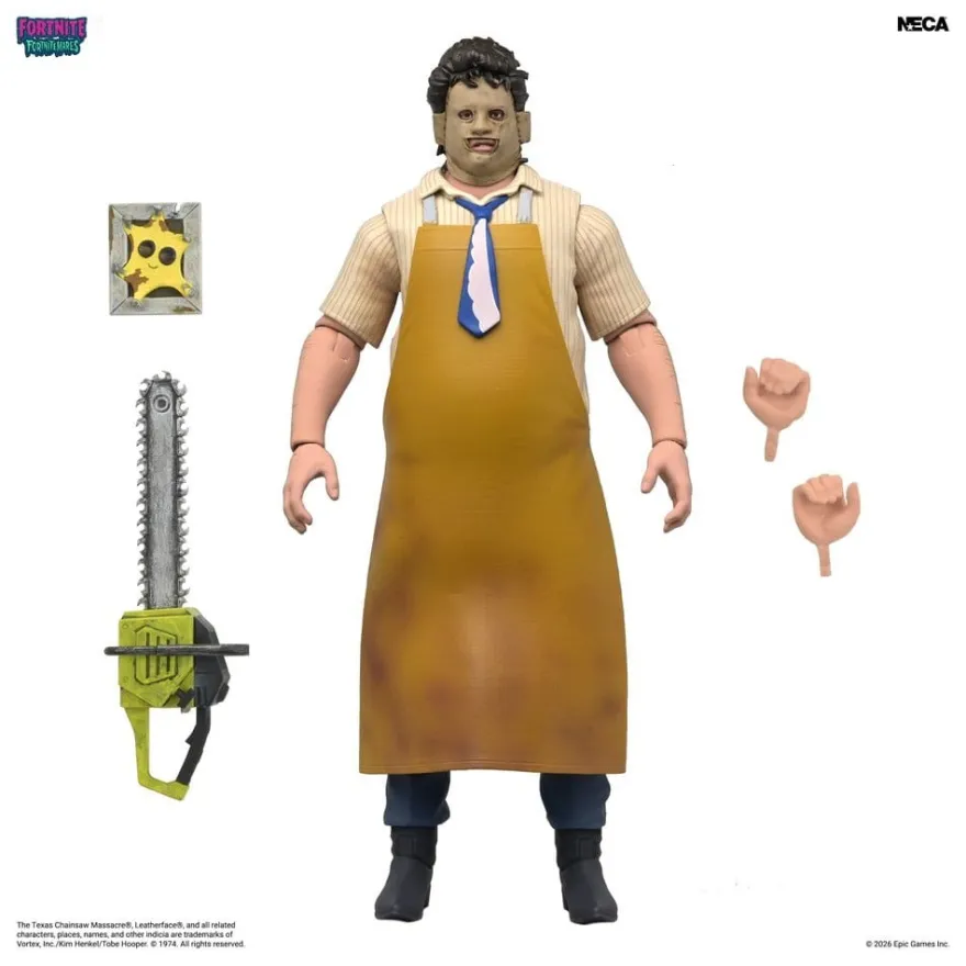 Fortnite Texas Chainsaw Massacre Fortnitemares Actionfigur Leatherface 18 cm