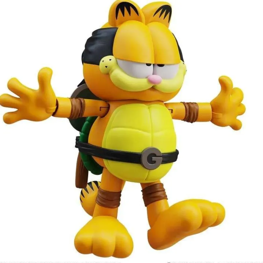 Garfield x TMNT Garfello und Sidekick Odie Actionfiguren