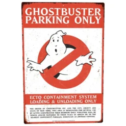 Ghostbusters Me­tall­schild Parking
