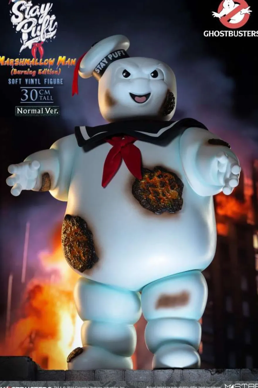 Ghostbusters Soft Vinyl Statue Stay Puft Marshmallow Man Burning Standard 30 cm