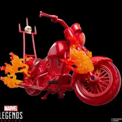 Ghost Rider Marvel Legends Series Johnny Blaze 6-Inch Actionfigur with Motorcycle