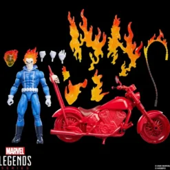 Ghost Rider Marvel Legends Series Johnny Blaze 6-Inch Actionfigur with Motorcycle