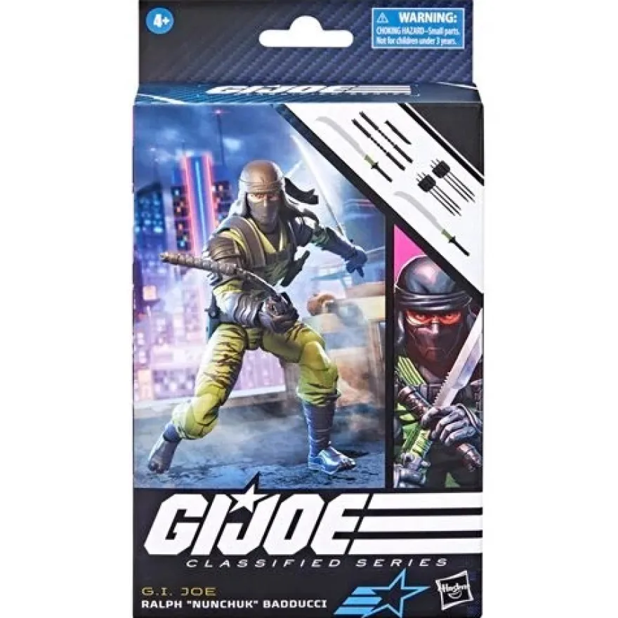 G.I. Joe Classified Series 6-Inch Ralph Nunchuk Badducci Actionfigur